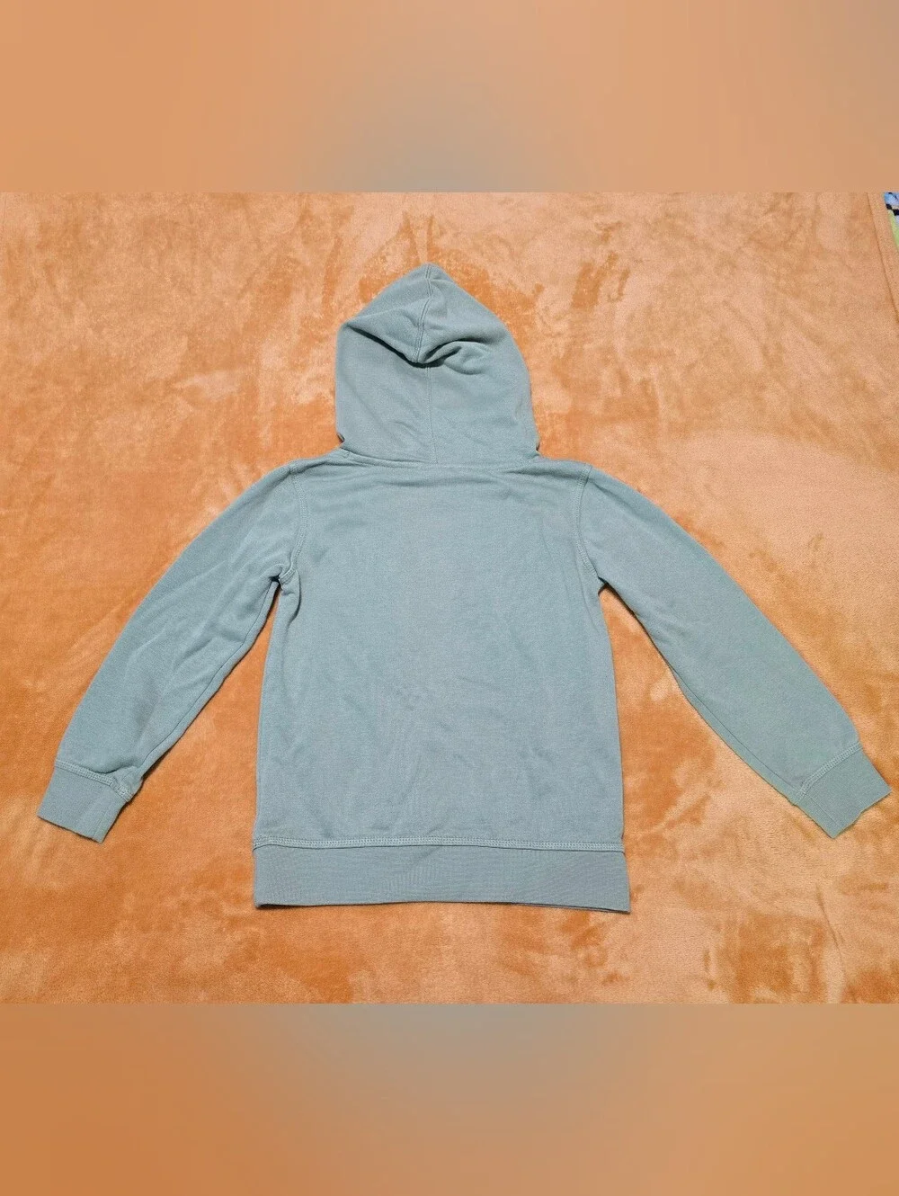 Nike Sportswear Fleece Hoodie Kids Size L Sage Green Unisex Pullover 6-7 Yrs